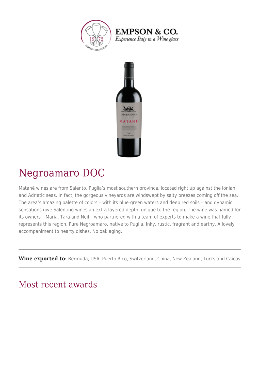 Negroamaro DOC