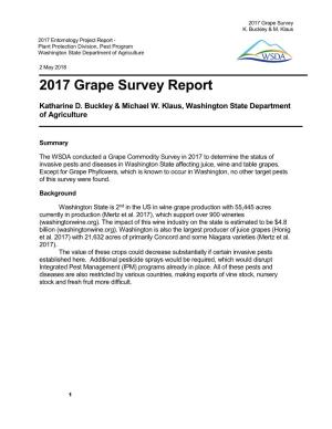 2017 Grape Survey Report
