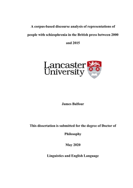 A Corpus-Based Discourse Analysis of Representations of People with Schizophrenia in the British Press Between 2000