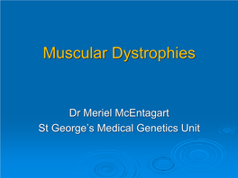 Muscular Dystrophies