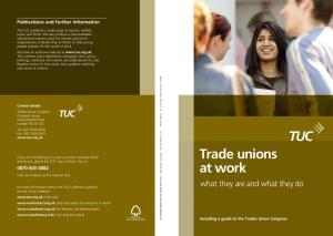 Trade Unions at Work