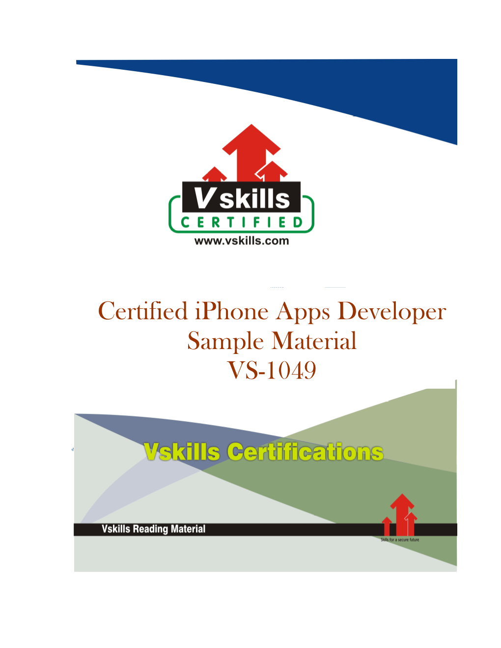 VS-1049 Certified Iphone Apps Developer Sample Material