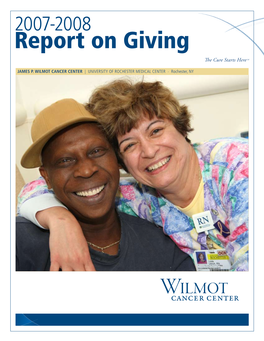 2007-2008 Report on Giving
