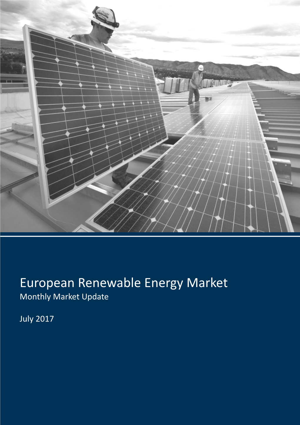 European Renewable Energy Market Monthly Market Update