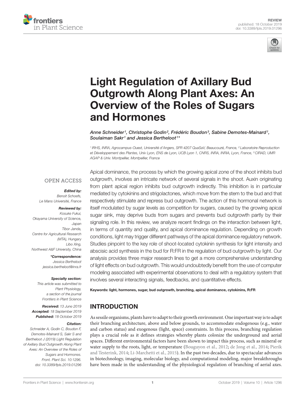 light-regulation-of-axillary-bud-outgrowth-along-plant-axes-an-overview-of-the-roles-of-sugars