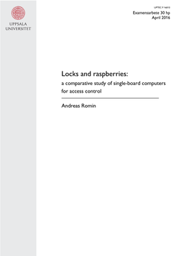 Locks and Raspberries: a Comparative Study of Single-Board Computers for Access Control