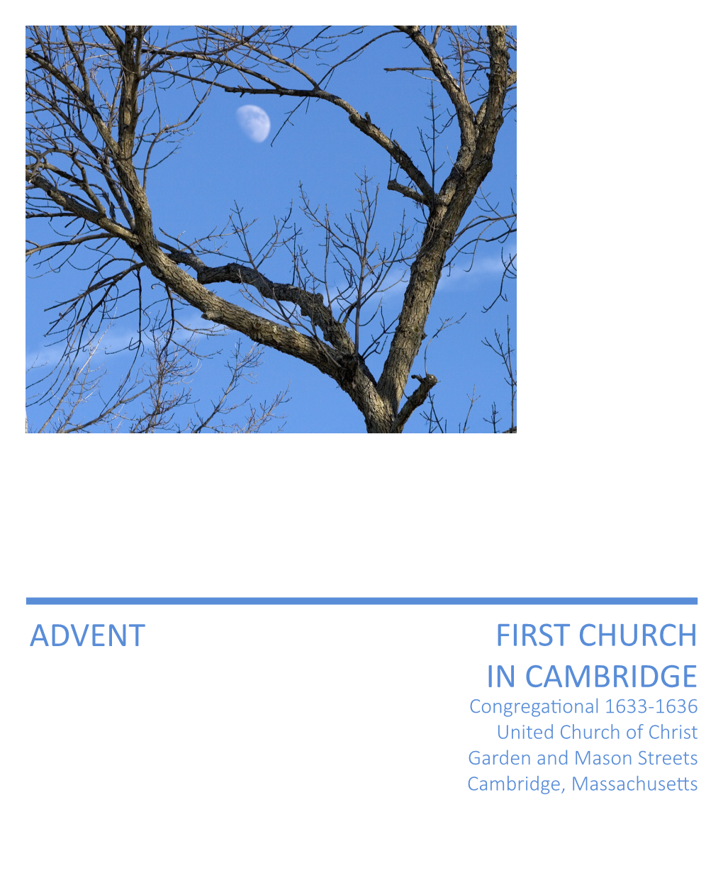 First Church in Cambridge Advent