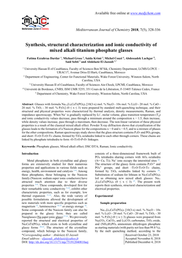 Synthesis, Structural Characterization and Ionic Conductivity of Mixed Alkali Titanium Phosphate Glasses