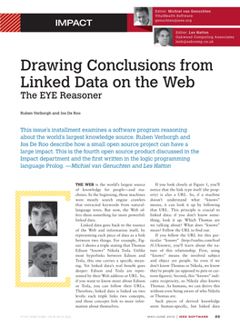 Drawing Conclusions from Linked Data on the Web: the EYE Reasoner