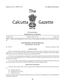 The Calcutta Gazette