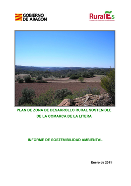 Plan De Zona De Desarrollo Rural Sostenible