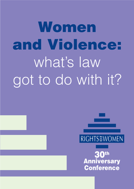 Women and Violence: What's Law Got to Do With