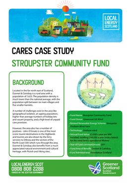 Cares Case Study Stroupster Community Fund