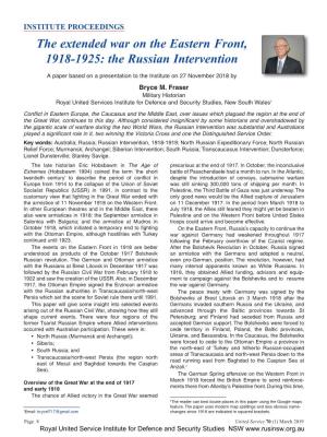 The Russian Intervention