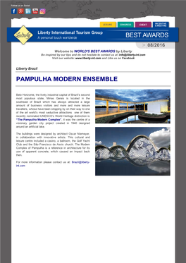 Best Awards Pampulha Modern Ensemble