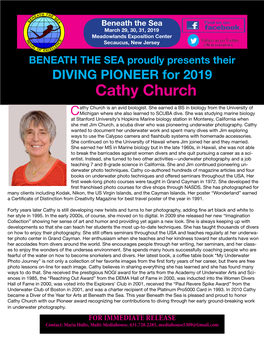 Cathy Church Athy Church Is an Avid Biologist