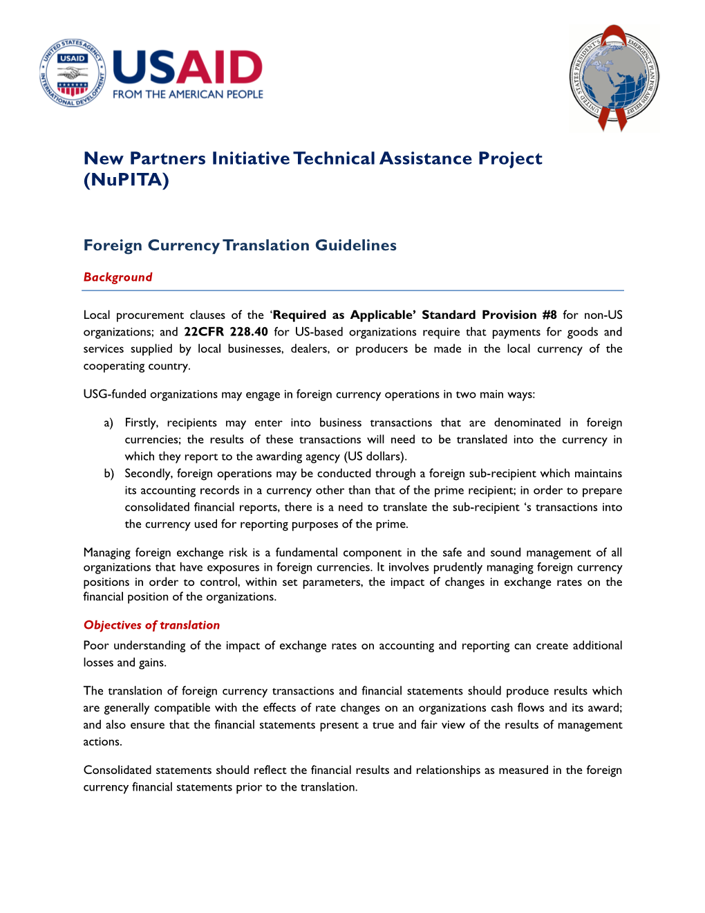 New Partners Initiative Technical Assistance Project (Nupita)