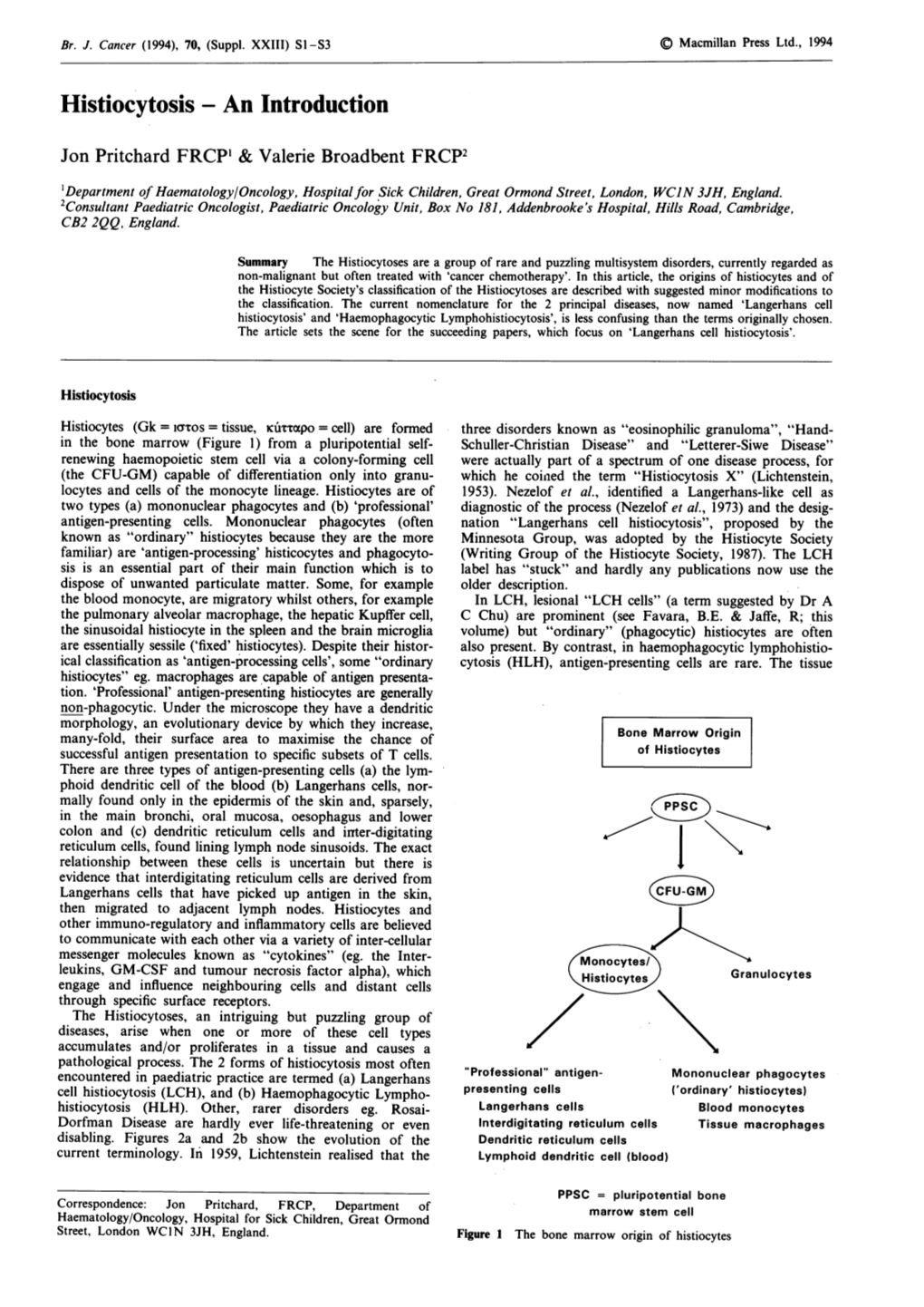 Histiocytosis an Introduction