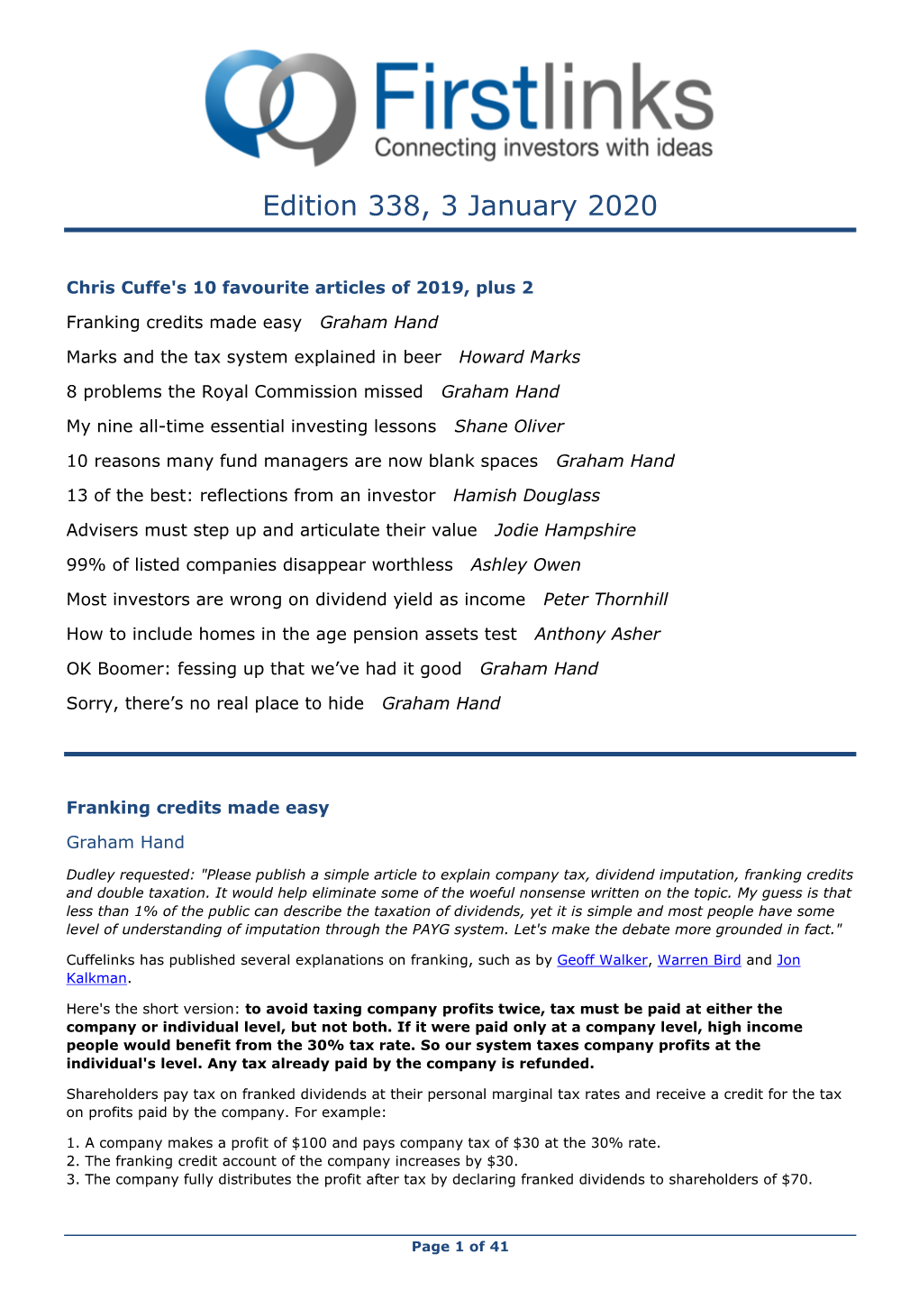 Edition 338, 3 January 2020