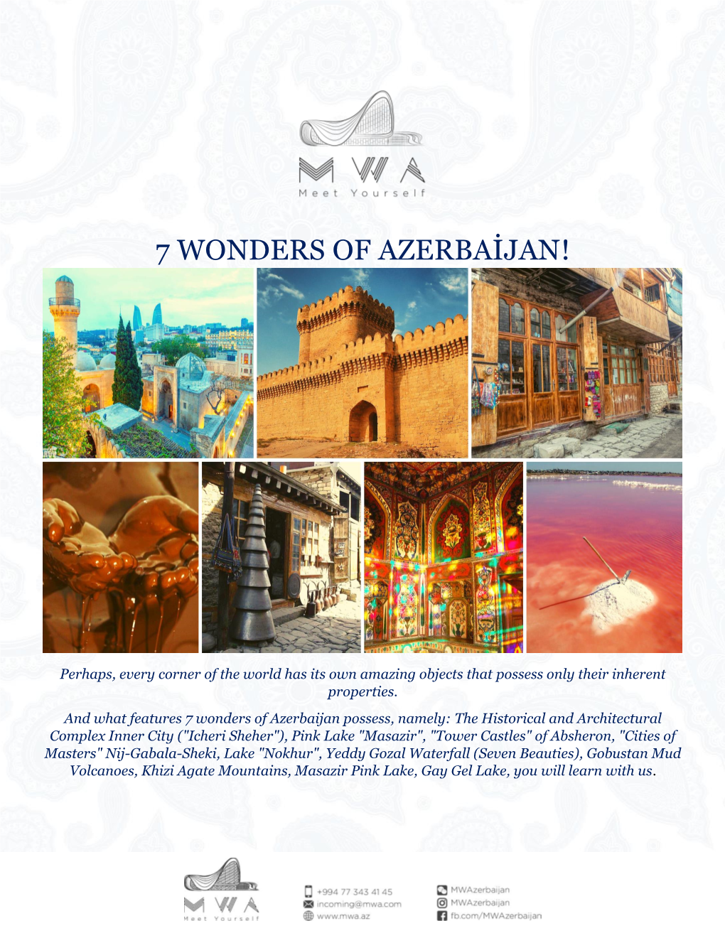 7 Wonders of Azerbaijan!