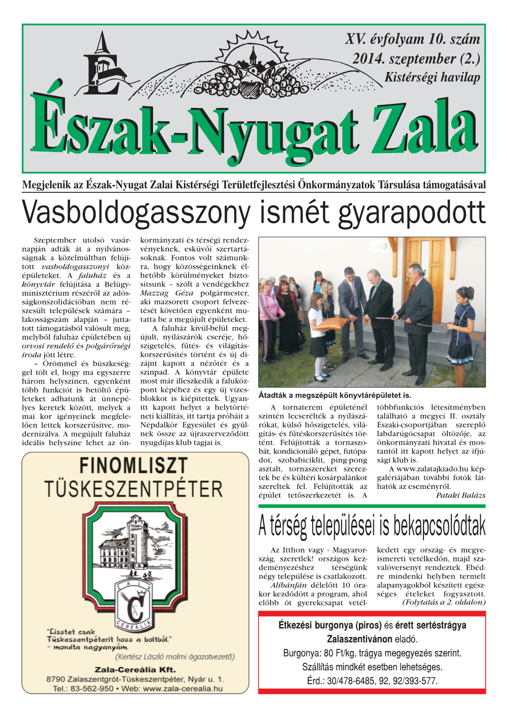 Vasboldogasszony Ismét Gyarapodott