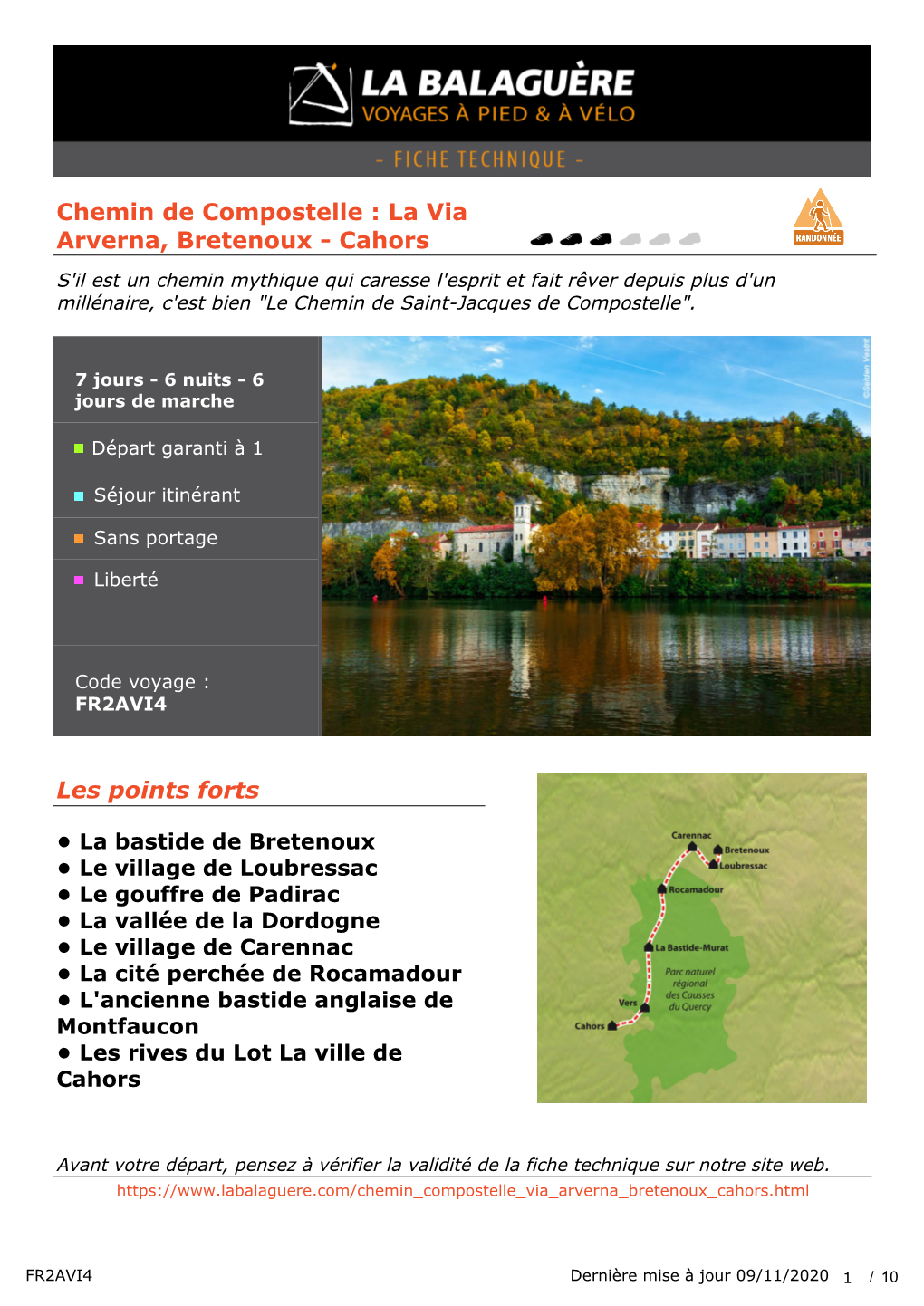 Chemin De Compostelle : La Via Arverna, Bretenoux - Cahors