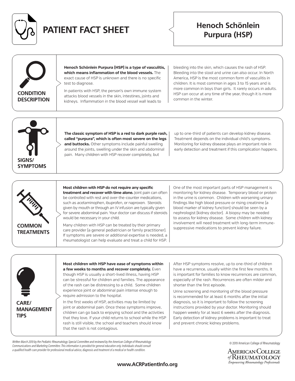 Henoch-Schönlein-Purpura-Fact-Sheet.Pdf