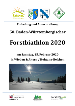 Forstbiathlon 2020