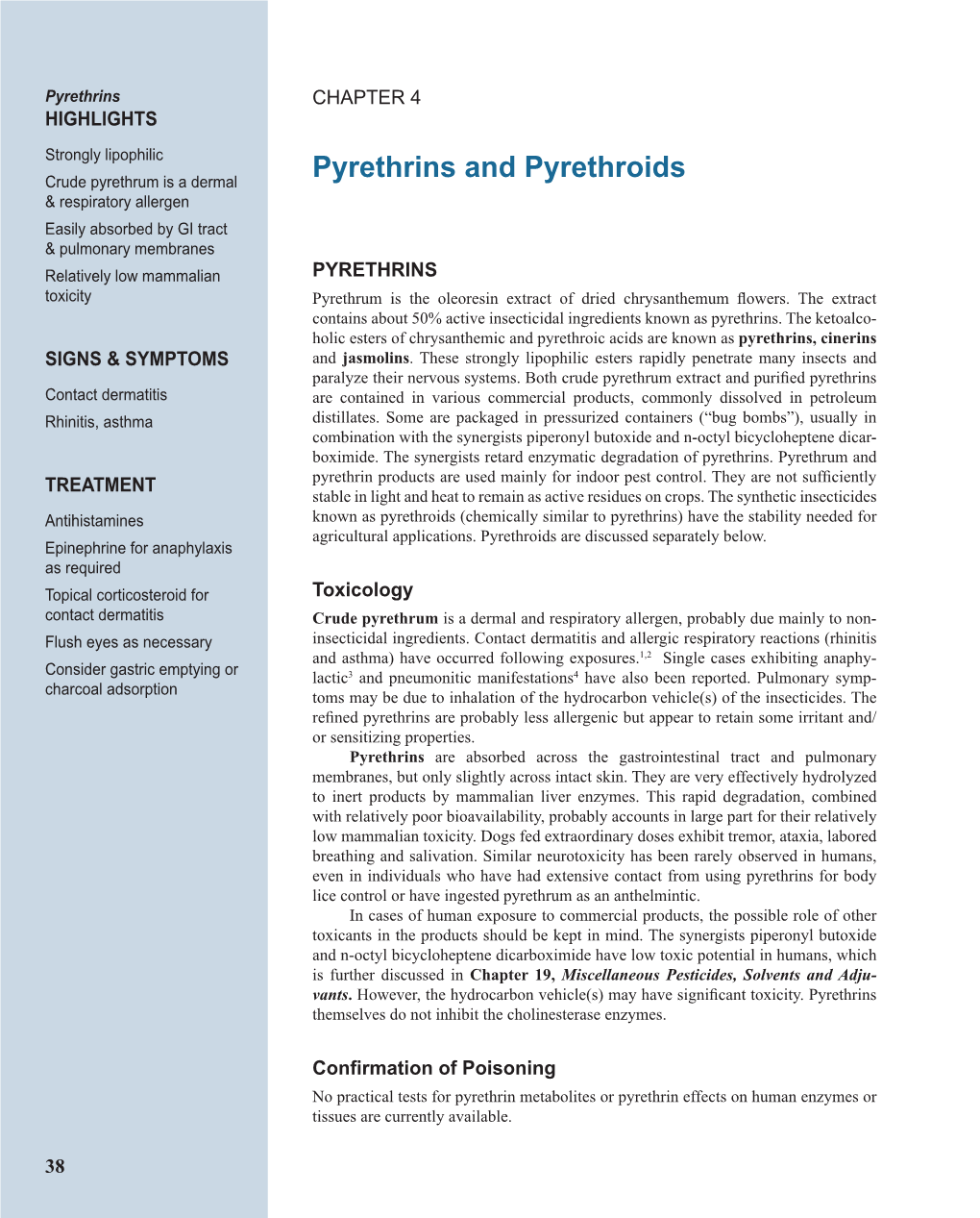 Pyrethrins and Pyrethroids