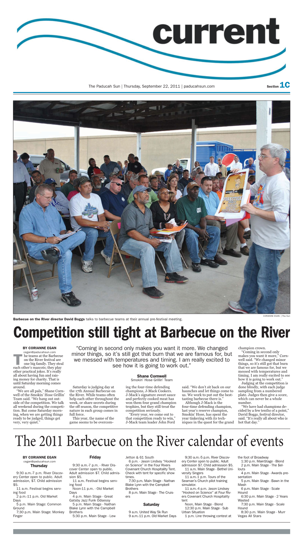 Competition Still Tight at Barbecue on the River