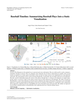 Baseball Timeline: Summarizing Baseball Plays Into a Static Visualization