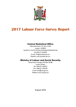 2017 Labour Force Survey Report