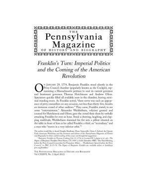 Pennsylvania Magazine of History and Biography 136(2)