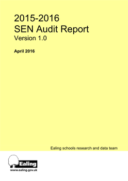 2015-2016 SEN Audit Report Version 1.0
