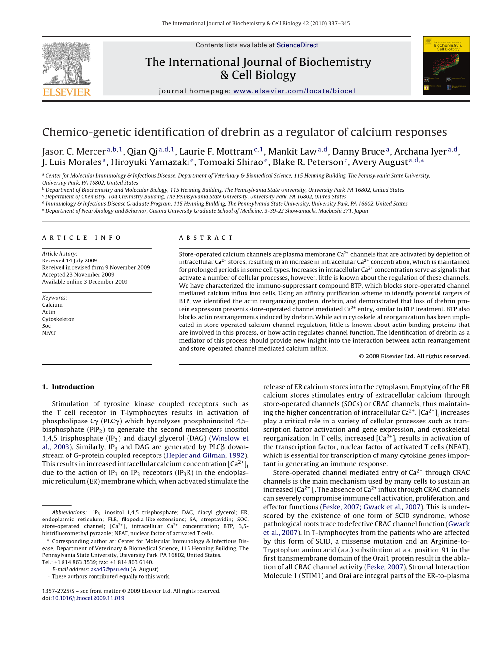 The International Journal of Biochemistry & Cell Biology