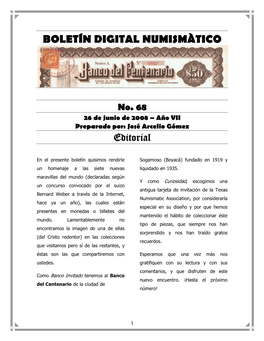 Boletín Digital Numismàtico