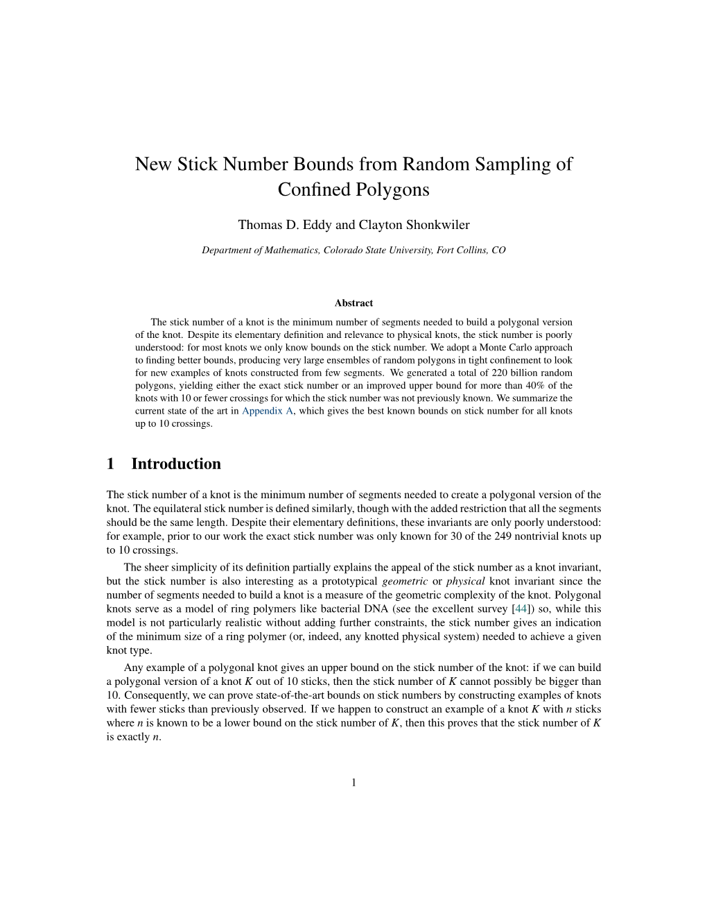 New Stick Number Bounds from Random Sampling of Confined Polygons