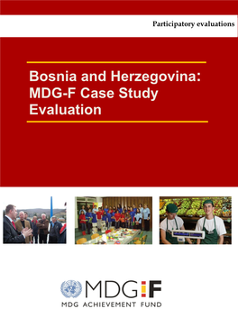 Bosnia and Herzegovina: MDG-F Case Study