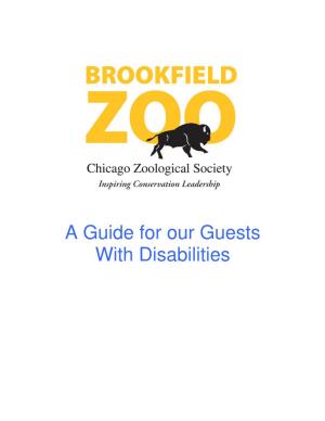 A Guide for Our Guests with Disabilities