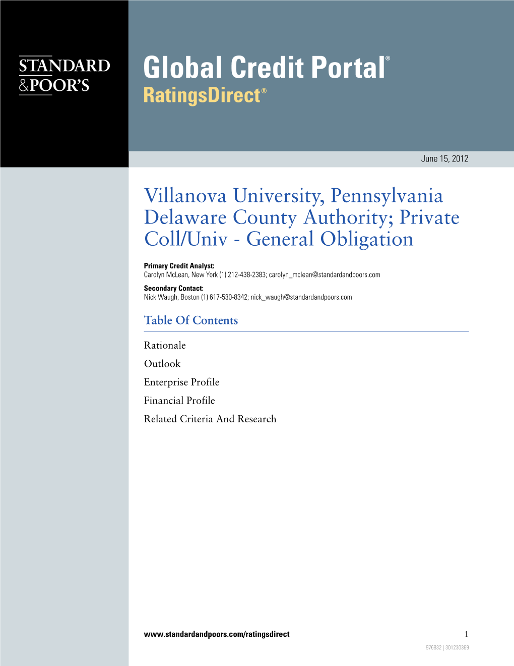 Private Coll/Univ - General Obligation