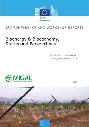 Bioenergy & Bioeconomy, Status and Perspectives