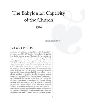 The Babylonian Captivity of the Church 1520