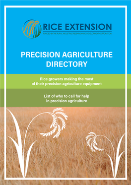 Precision Agriculture Directory