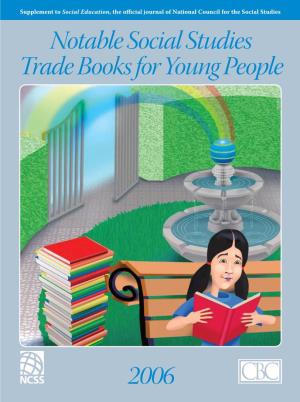 Notable Social Studies Trade Books for Young People 2006 Biography Anne Frank
