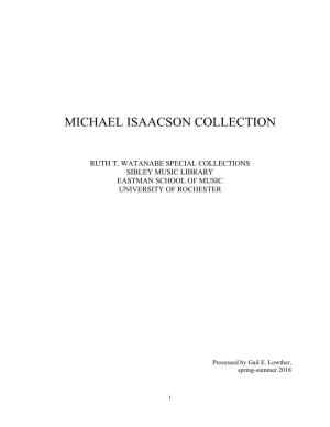 Michael Isaacson Collection