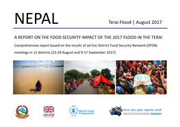 Terai Flood | August 2017