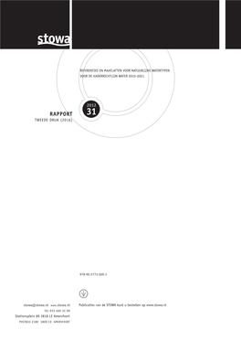 Rapport 31 Tweede Druk (2016)
