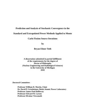 Prediction and Analysis of Stochastic Convergence in the Standard And