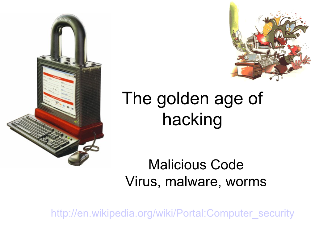 The Golden Age of Hacking