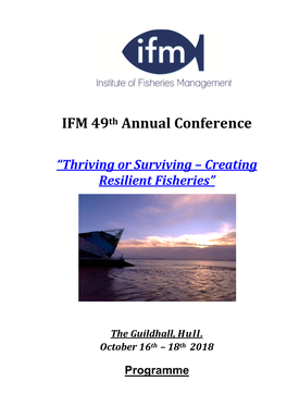 IFM 49Th Annual Conference